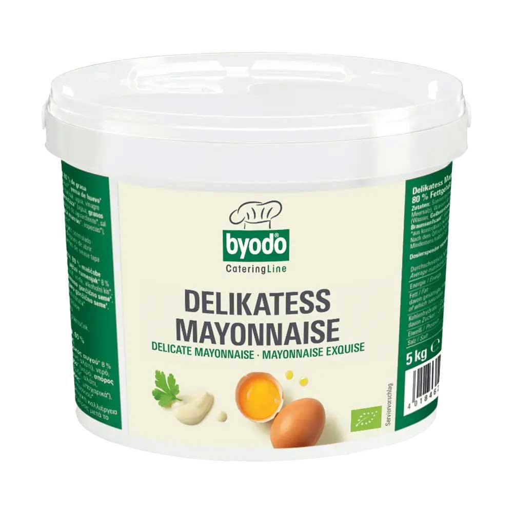 Organic Free Range Egg Mayonnaise - tub Byodo 5kg