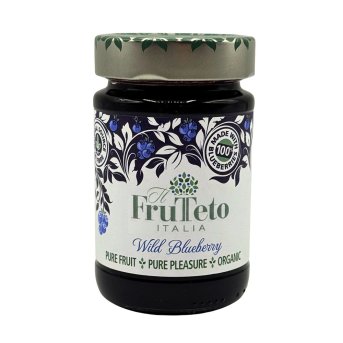 Organic Wild Blueberry 100% fruit spread FruTeto Italia 6x215g Organic Wild Blueberry 100% fruit spread FruTeto Italia 6x215g