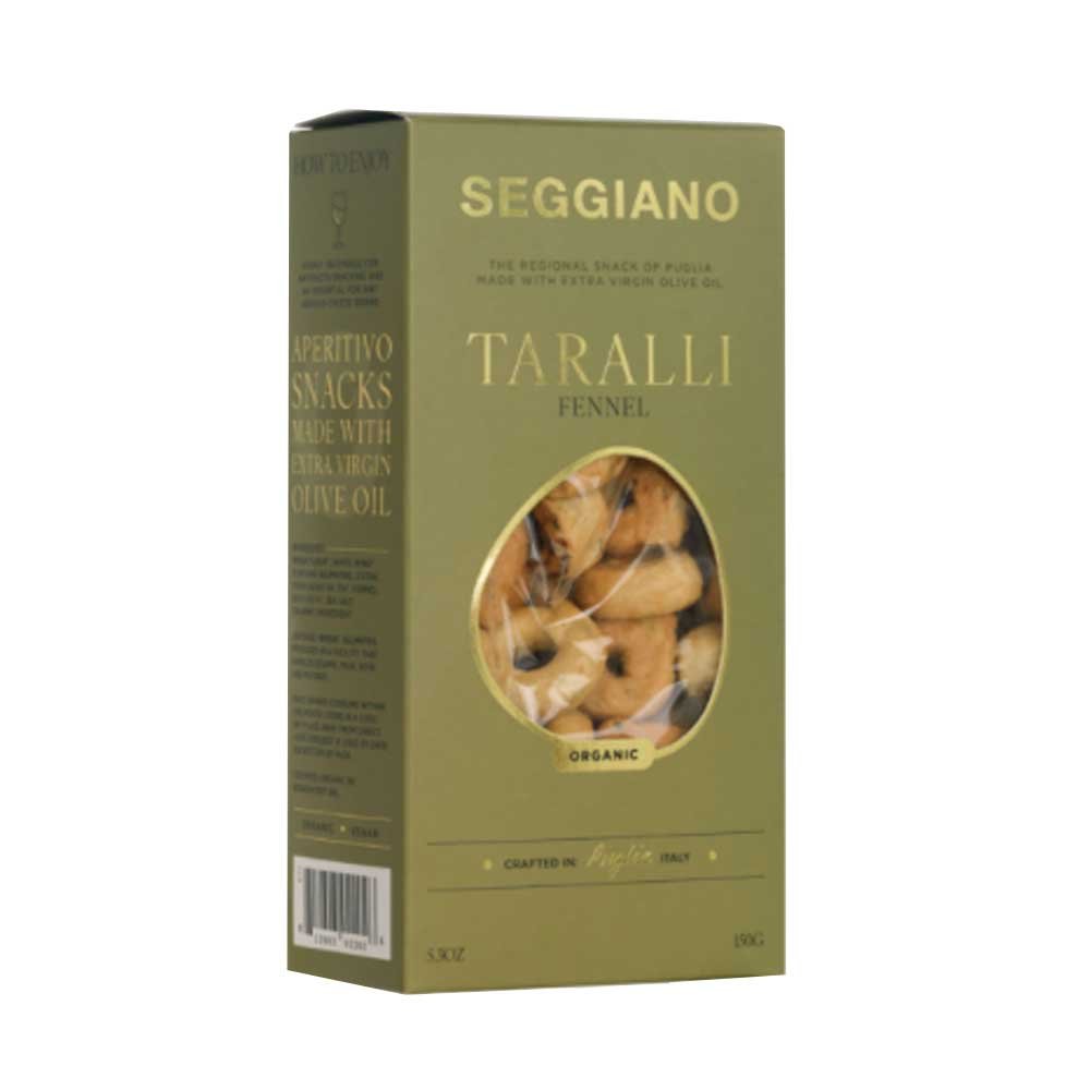 Organic Fennel Taralli Seggiano 6x150g Organic Fennel Taralli Seggiano 6x150g