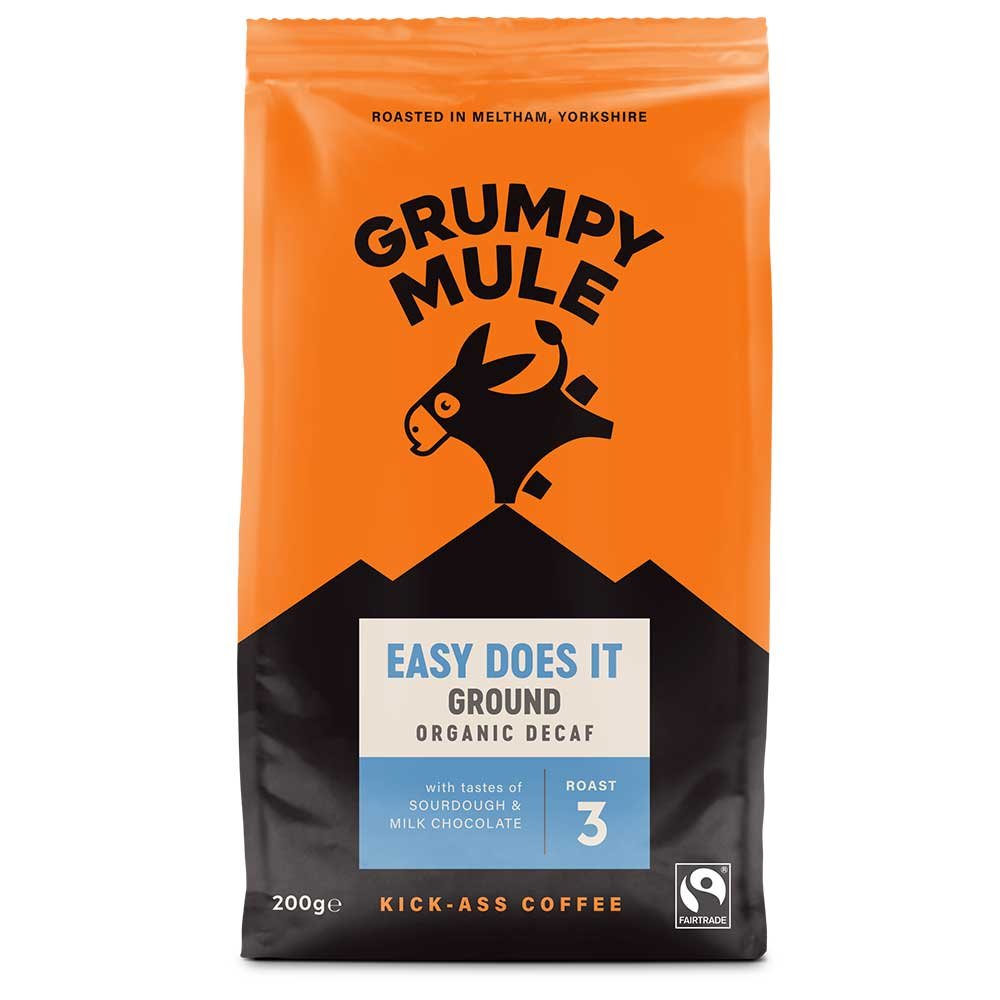 Organic Easy Does It Ground - Decaf - 3 Grumpy Mule 6x200g