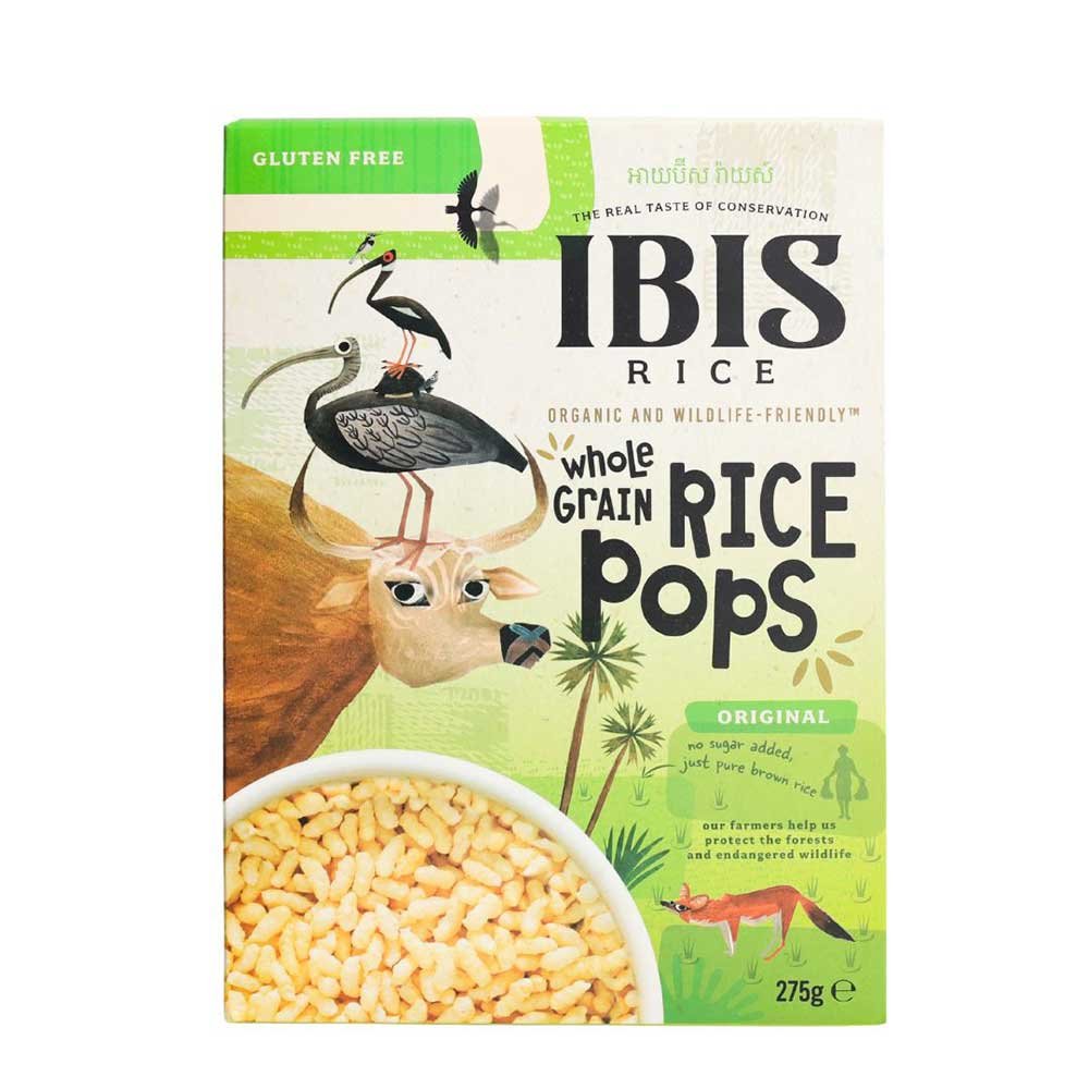 Organic Wholegrain Rice Pops IBIS 275g Organic Wholegrain Rice Pops IBIS 275g