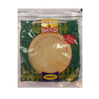 Pappadums - Garlic Natco 200g Pappadums - Garlic Natco 200g
