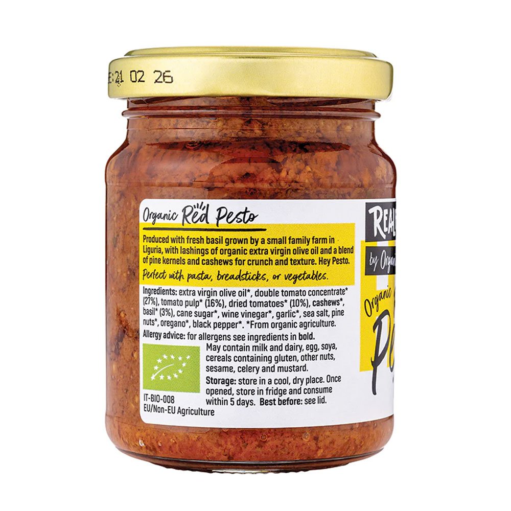 Organic Vegan Red Pesto Realfoods by Organico 120g