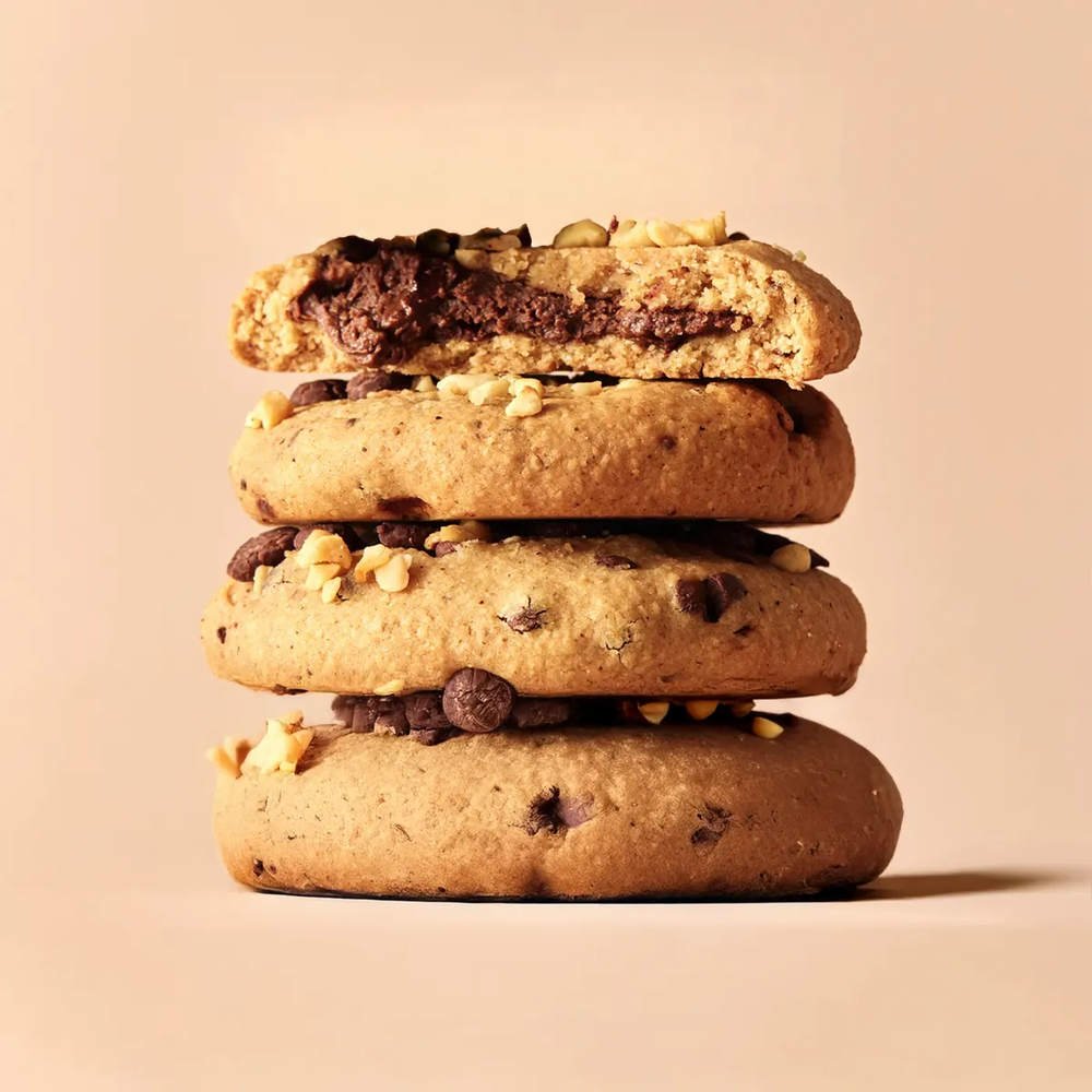 Organic Hazelnut Chocolate Praline Soft Baked Cookie Rhythm 108 12x50g