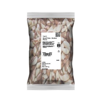 Organic Brazil Nuts - Broken Pieces Infinity Foods 2.5kg Organic Brazil Nuts - Broken Pieces Infinity Foods 2.5kg