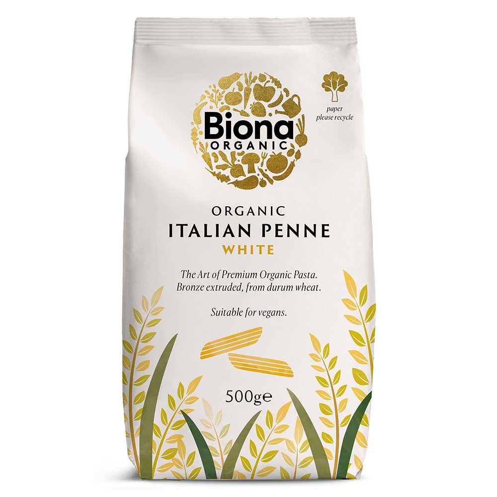 Organic White Penne Biona 500g Organic White Penne Biona 500g