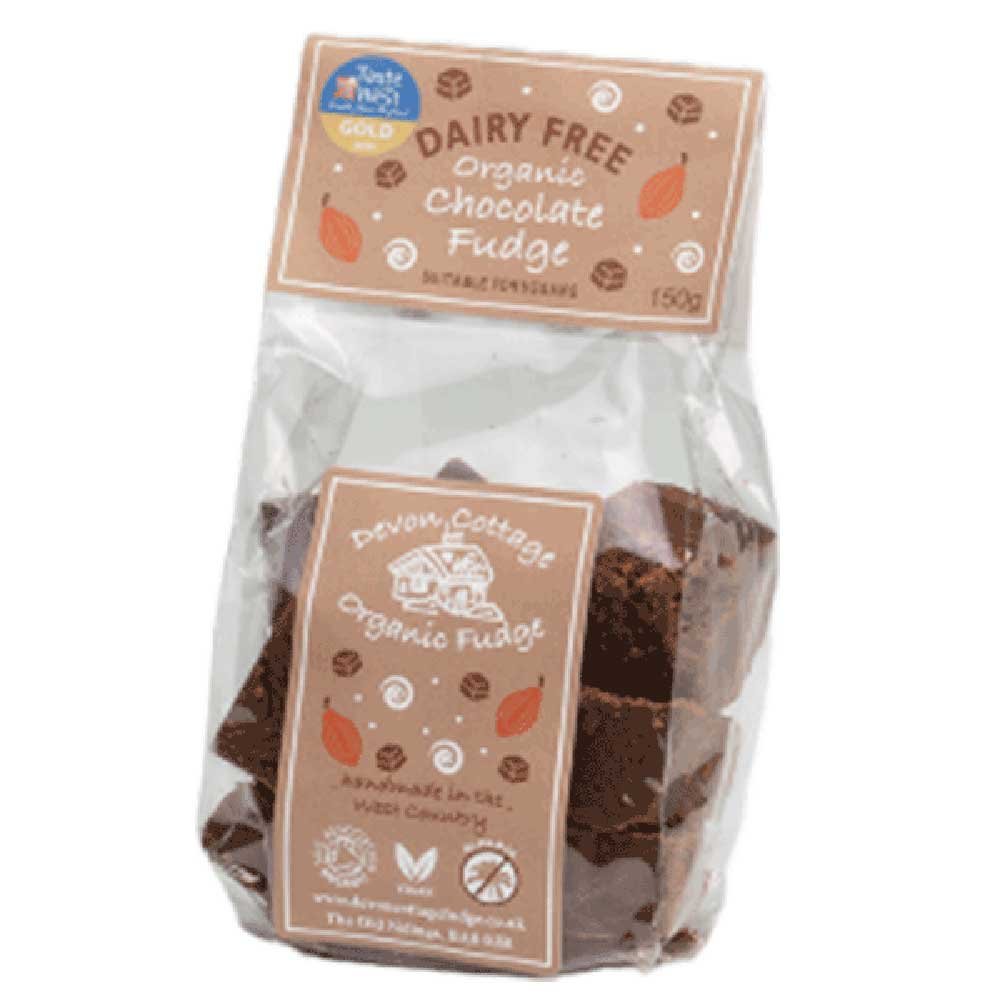 Organic Dairy Free Chocolate Fudge - Bag Devon Cottage 150g
