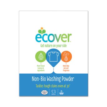 Small Non-Bio W/Pdr + bleach & fragrance Ecover 750g