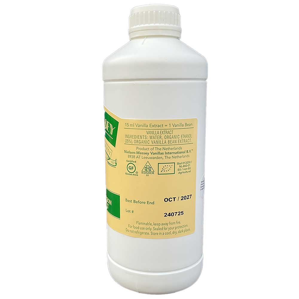 Organic Vanilla Extract (single) Nielsen-Massey 1l Organic Vanilla Extract (single) Nielsen-Massey 1l