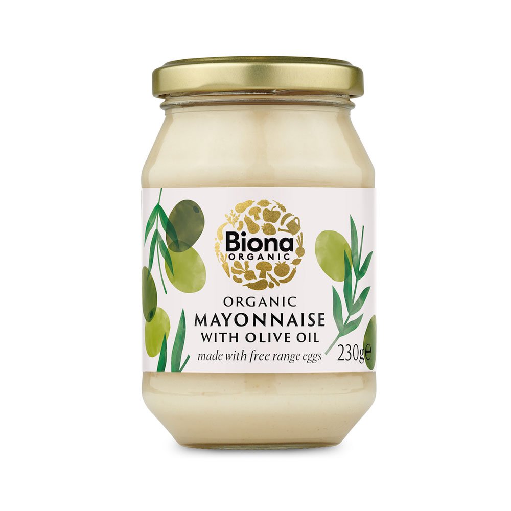 Organic Mayonnaise 40% Olive Oil - jar Biona 230g Organic Mayonnaise 40% Olive Oil - jar Biona 230g