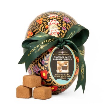 Organic Large Easter Egg - Chocolate Salted Caramel Booja Booja 138g