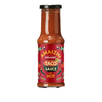 Organic Taco Sauce Hot Amaizin 220g Organic Taco Sauce Hot Amaizin 220g