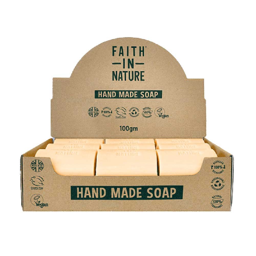 Orange Soap Faith in Nature 18x100g Orange Soap Faith in Nature 18x100g
