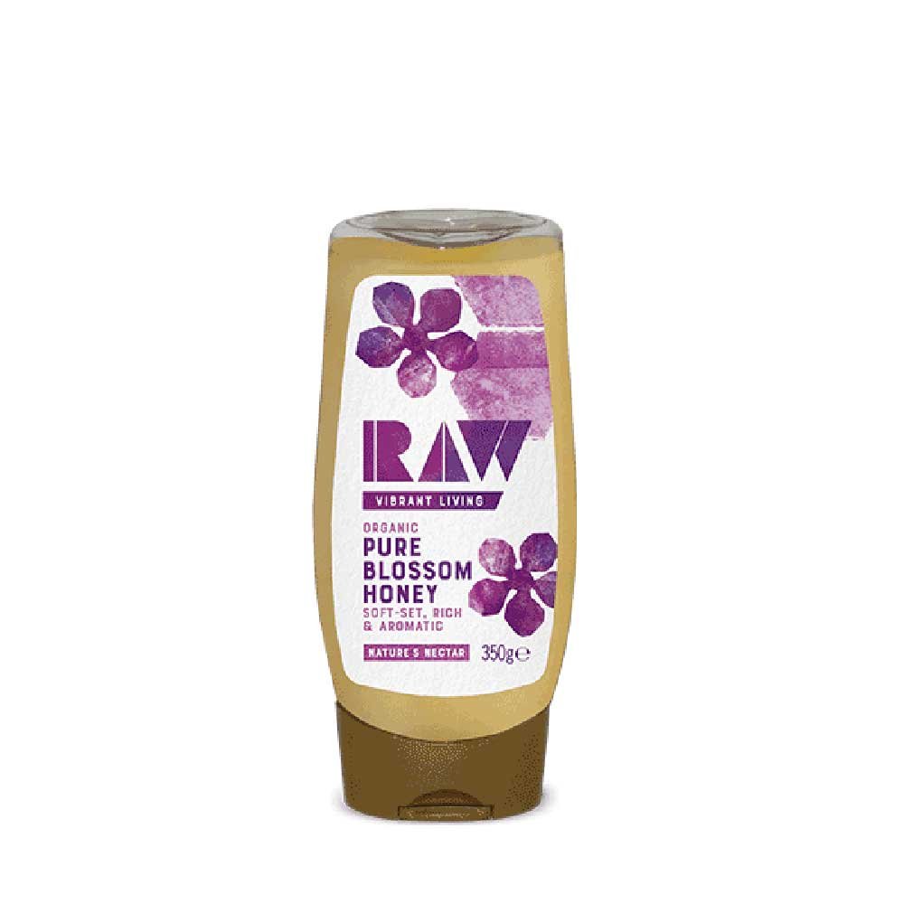 Organic Raw Pure Blossom Creamy Honey - squeezy bottle Raw H