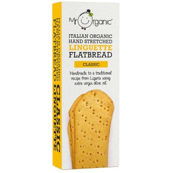 Organic Linguette Flatbread Classic Mr Organic 150g Organic Linguette Flatbread Classic Mr Organic 150g
