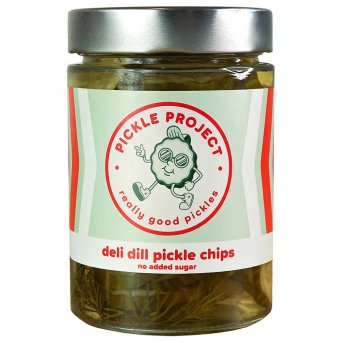 Deli Dill Pickle Chips Pickle Project 8x500g Deli Dill Pickle Chips Pickle Project 8x500g