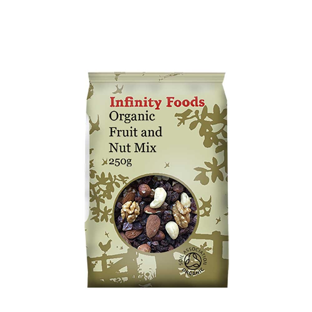 Organic Fruit & Nut Mix Infinity Foods 250g