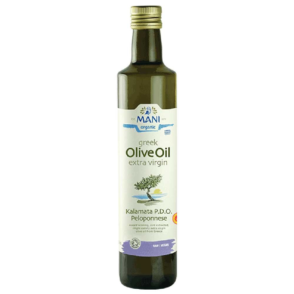 Organic Kalamata Olive Oil - Extra Virgin Mani 500ml Organic Kalamata Olive Oil - Extra Virgin Mani 500ml