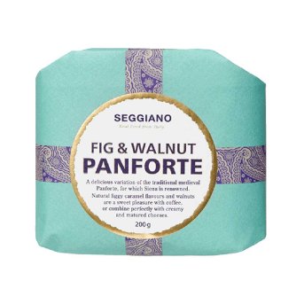 Fig & Walnut Panforte Slice Seggiano 12x200g Fig & Walnut Panforte Slice Seggiano 12x200g