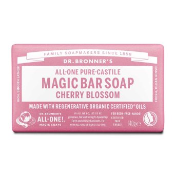 Organic Cherry Blossom Soap Bar Dr. Bronner 12x140g