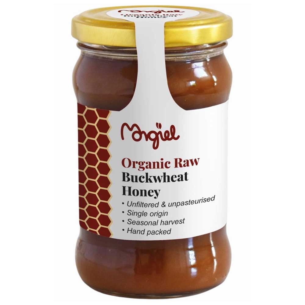 Organic Raw Buckwheat Honey Morgiel 6x390g