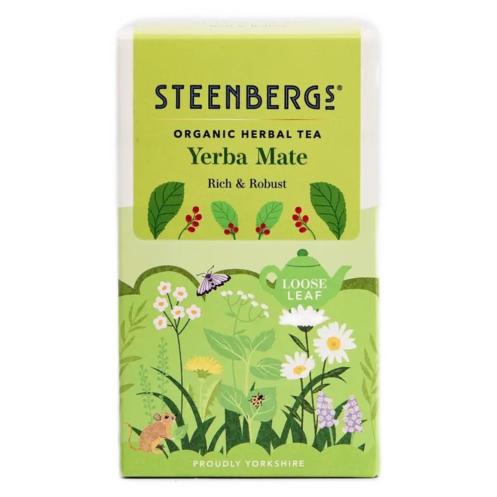 Organic Yerba Maté Steenbergs 4x100g Organic Yerba Maté Steenbergs 4x100g