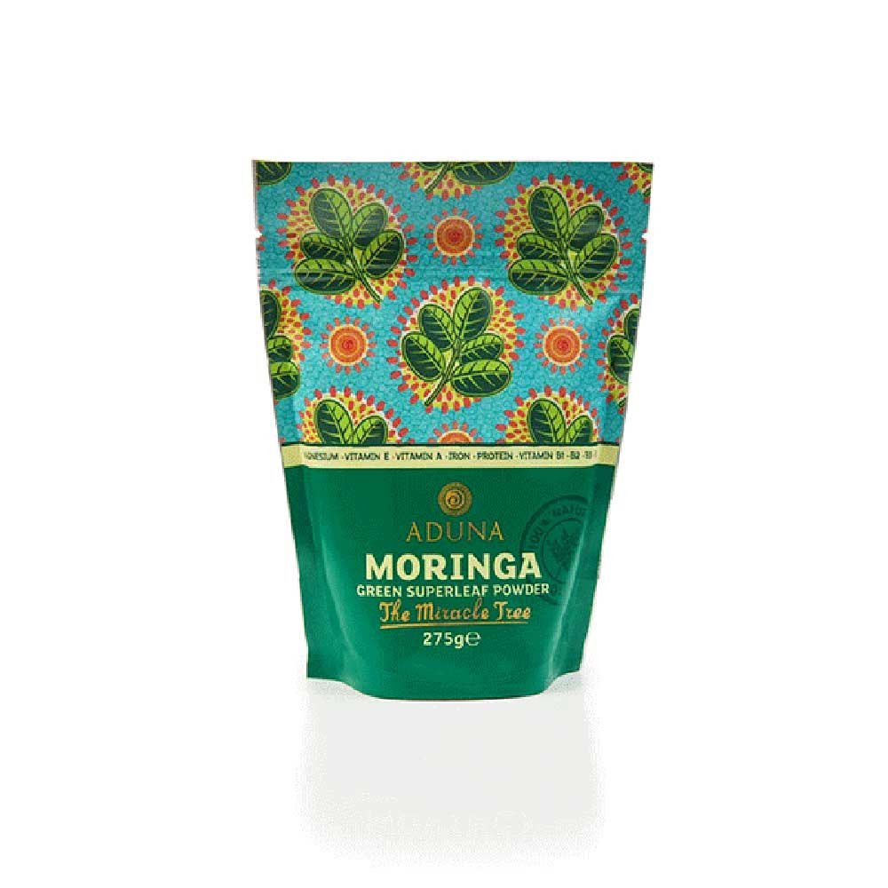 Organic Moringa Green Superleaf Powder - pouch - single Adun
