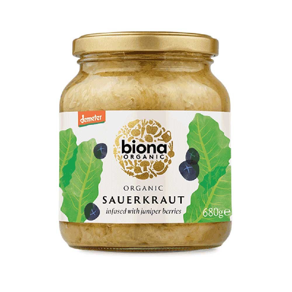 Organic Sauerkraut - large Biona 680g Organic Sauerkraut - large Biona 680g