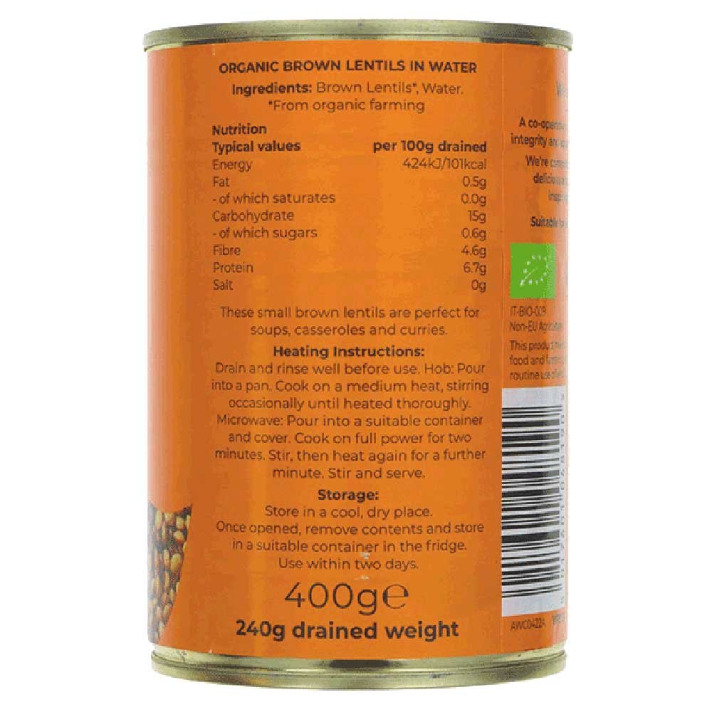 Organic Brown Lentils Suma 400g
