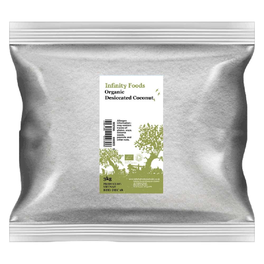 Organic Coconut Desiccated Infinity Foods 3kg
