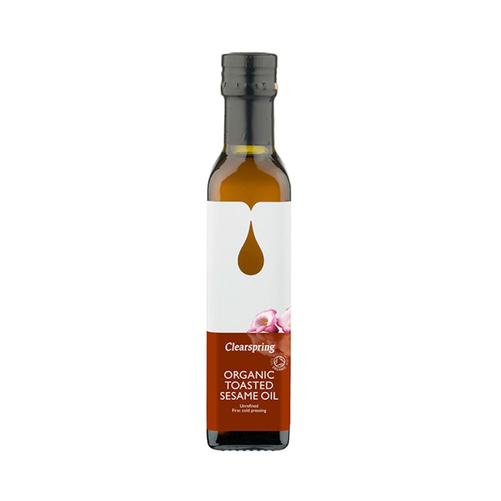 Organic Sesame Oil - Toasted Clearspring 250ml Organic Sesame Oil - Toasted Clearspring 250ml
