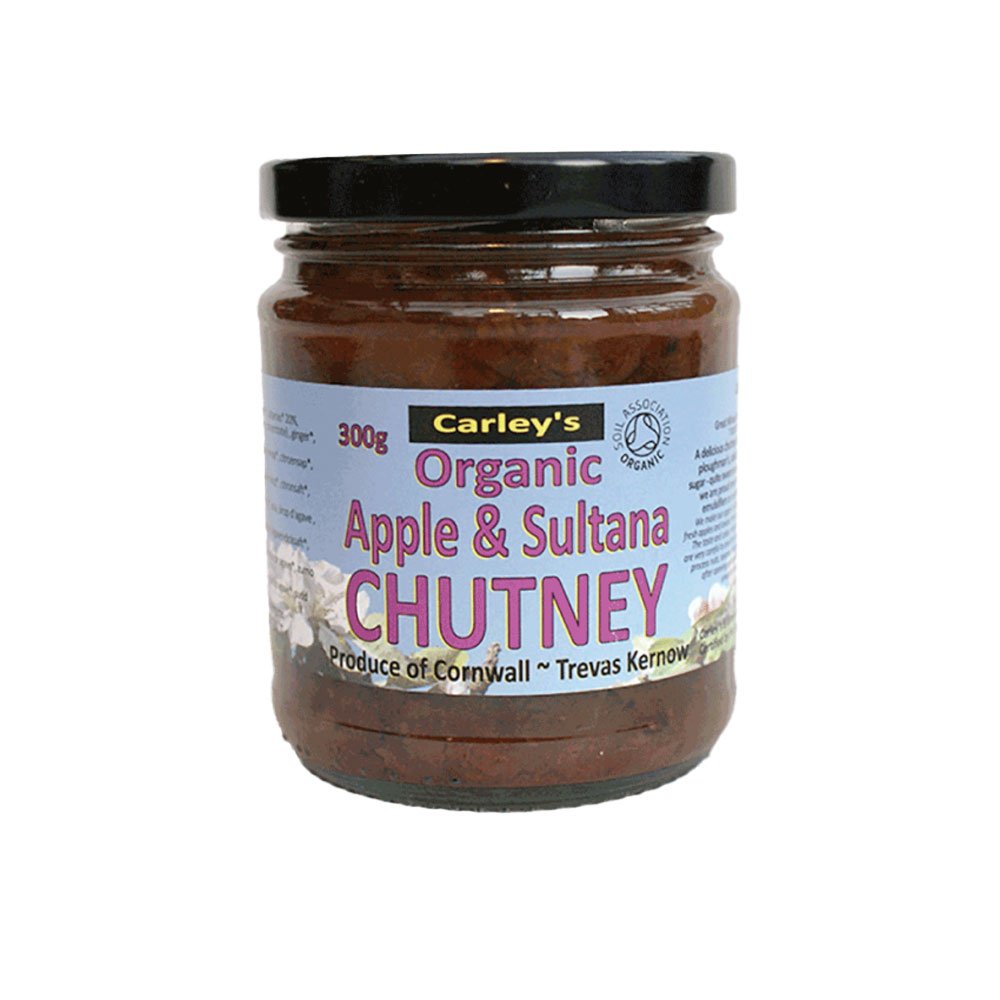 Organic Apple & Sultana Chutney Carley's 300g Organic Apple & Sultana Chutney Carley's 300g