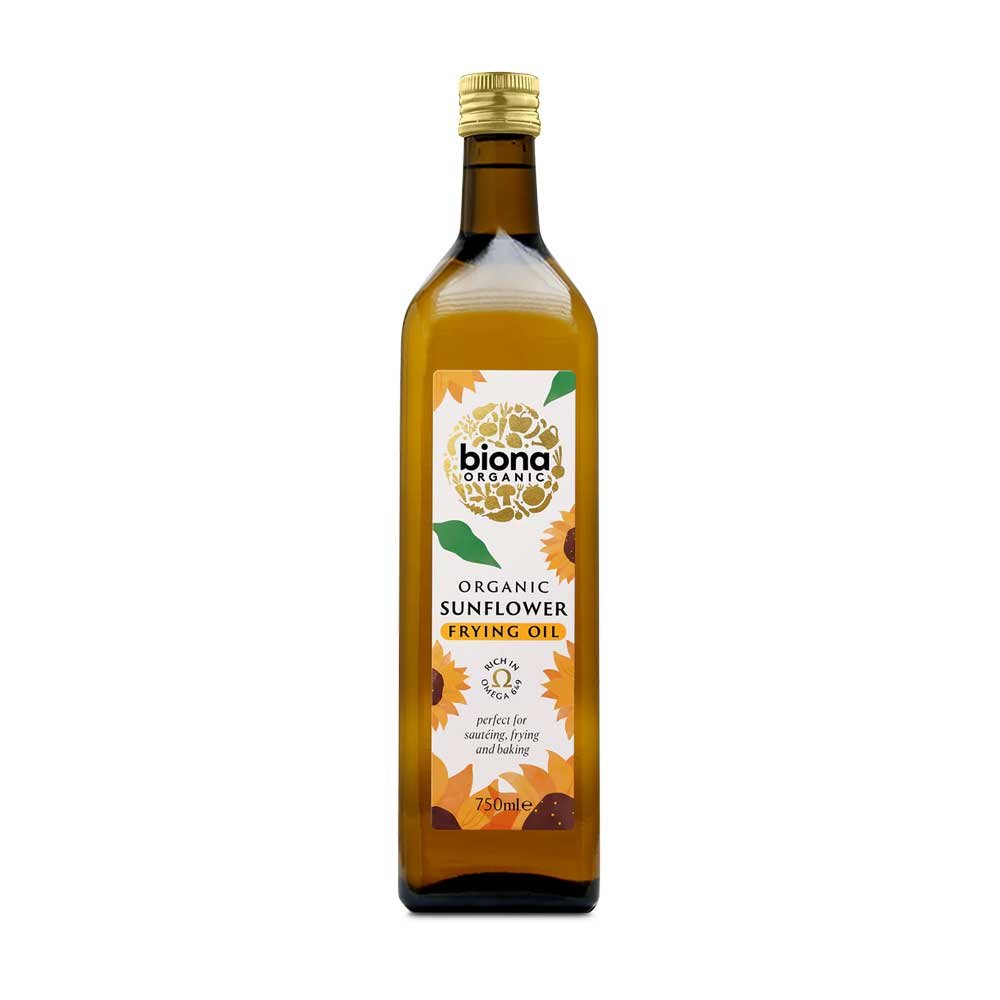 Organic Sunflower Frying Oil Biona 750ml