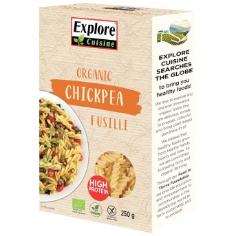 Organic Chickpea Fusilli Explore Cuisine 250g