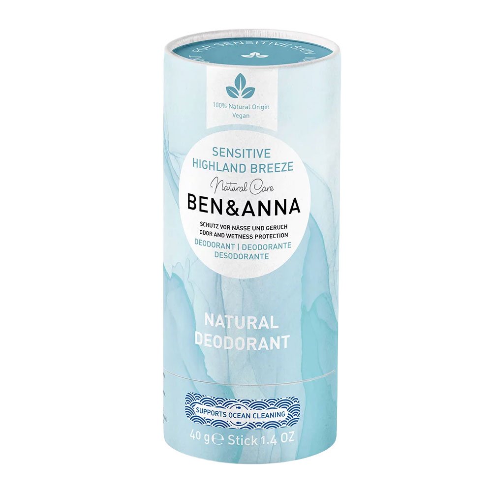 Sensitive Highland Breeze Deodorant - paper tube Ben & Anna 1x40g