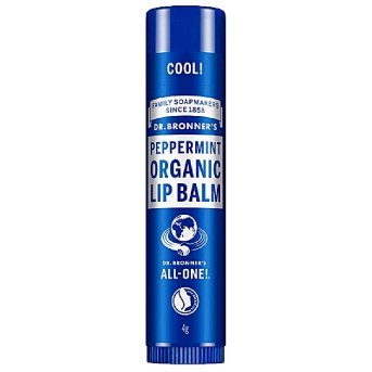 Organic Peppermint Lip Balm Dr. Bronner 4g