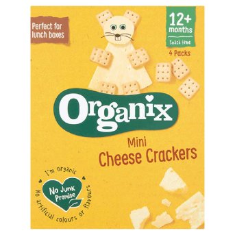 Organic Mini Cheese Cracker multipack Organix 4x20g