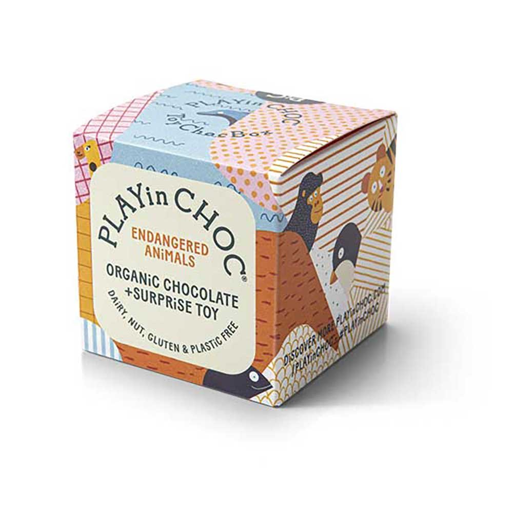 Organic Endangered Animals 3d puzzle toy with chocolate