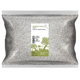 Organic Gluten-free Rolled Oatflakes Infinity Foods 5kg