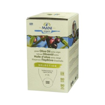 Organic Olive Oil - Extra Virgin Mani 3l Organic Olive Oil - Extra Virgin Mani 3l