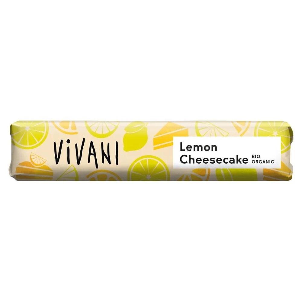 Organic Lemon Cheesecake Milk Chocolate Vivani 18x40g Organic Lemon Cheesecake Milk Chocolate Vivani 18x40g