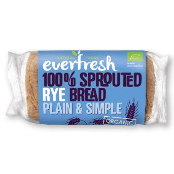 Organic Sprouted Rye Bread Everfresh 400g Organic Sprouted Rye Bread Everfresh 400g