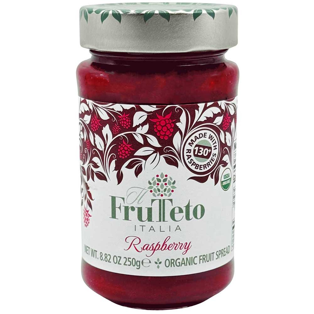Organic Raspberry 100% Fruit Spread FruTeto Italia 250g