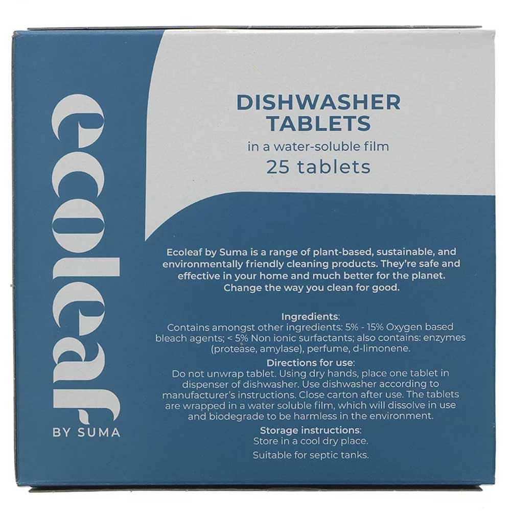 Dishwasher Tablets 25 Ecoleaf 25tab Dishwasher Tablets 25 Ecoleaf 25tab