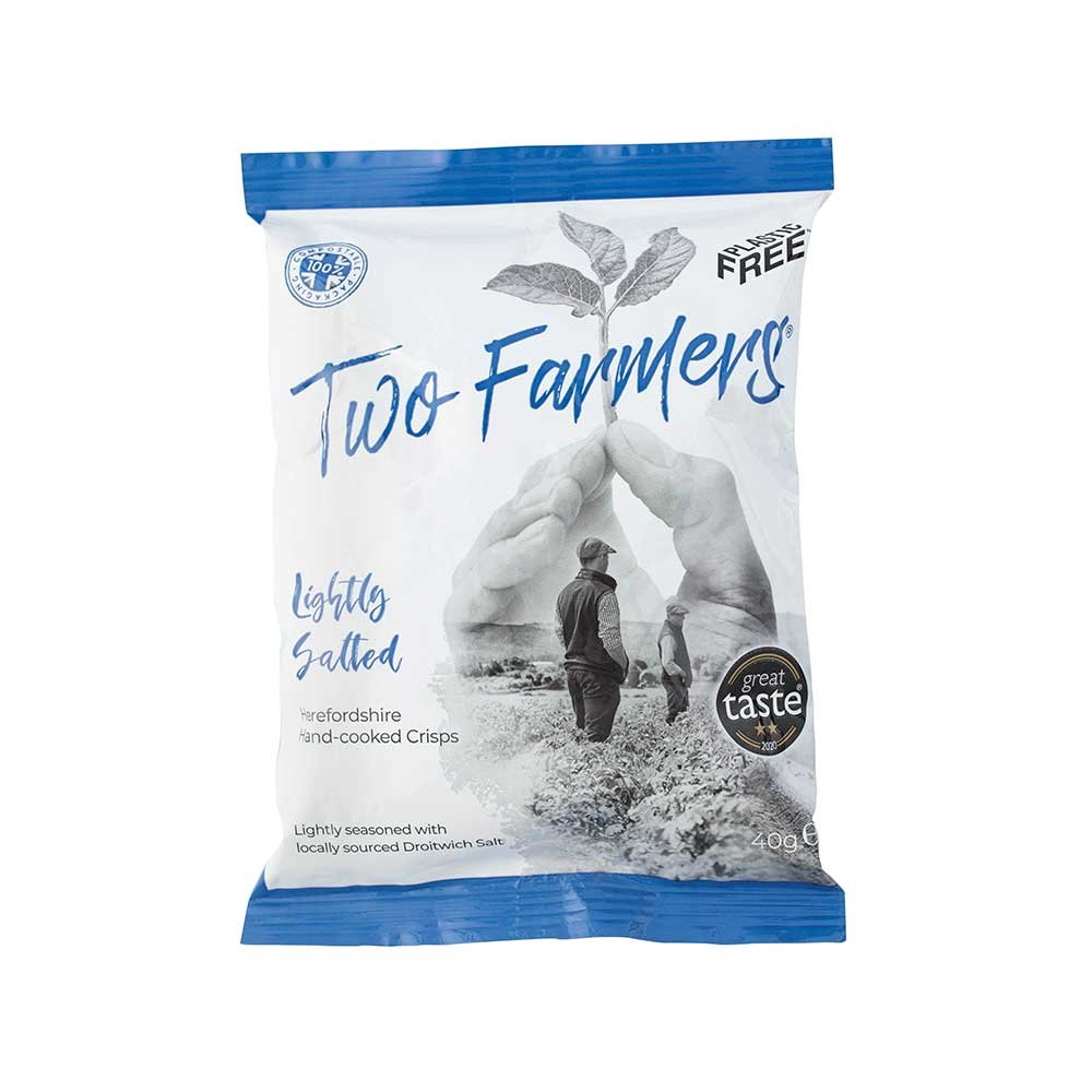Lightly Salted Crisps Two Farmers 40g