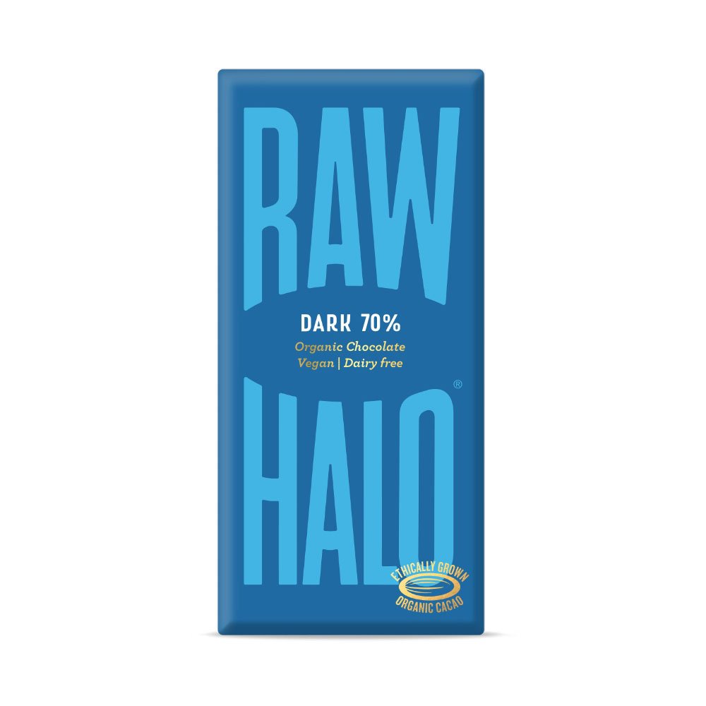 Organic Dark 76% Raw Halo 70g