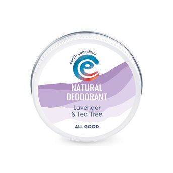 Lavender & Tea Tree Deodorant Tin - vegan Earth Conscious 60