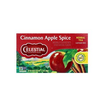 Cinnamon and Apple Spice Tea Bags Celestial Seasonings 20bgs