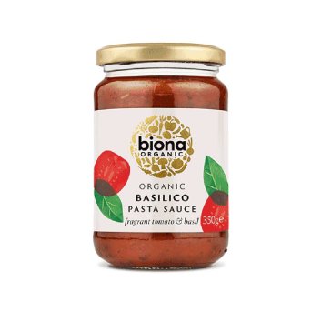 Organic Basilico Tomato & Basil Sauce Biona 350g