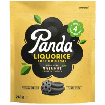 Liquorice Cuts - in bag Panda 240g